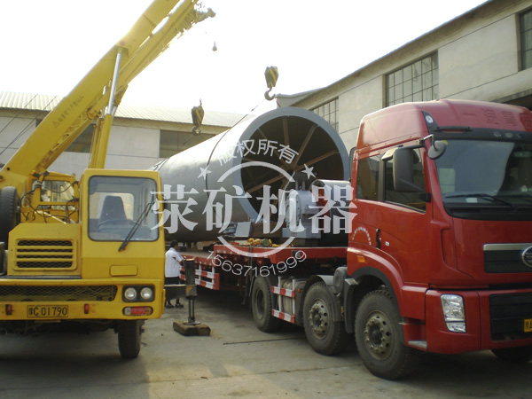 單筒冷卻機設備裝車